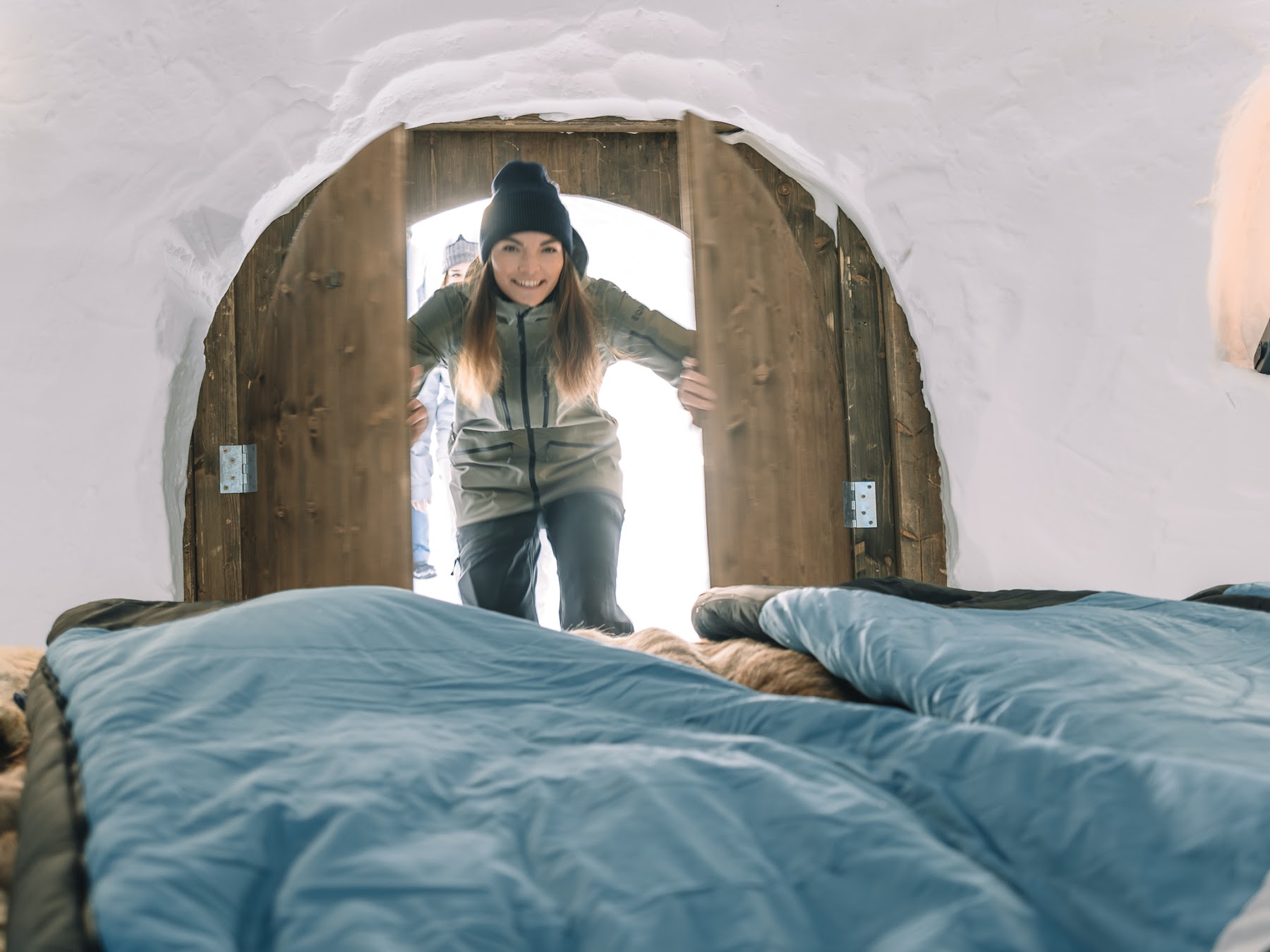 Ankommen im Iglu