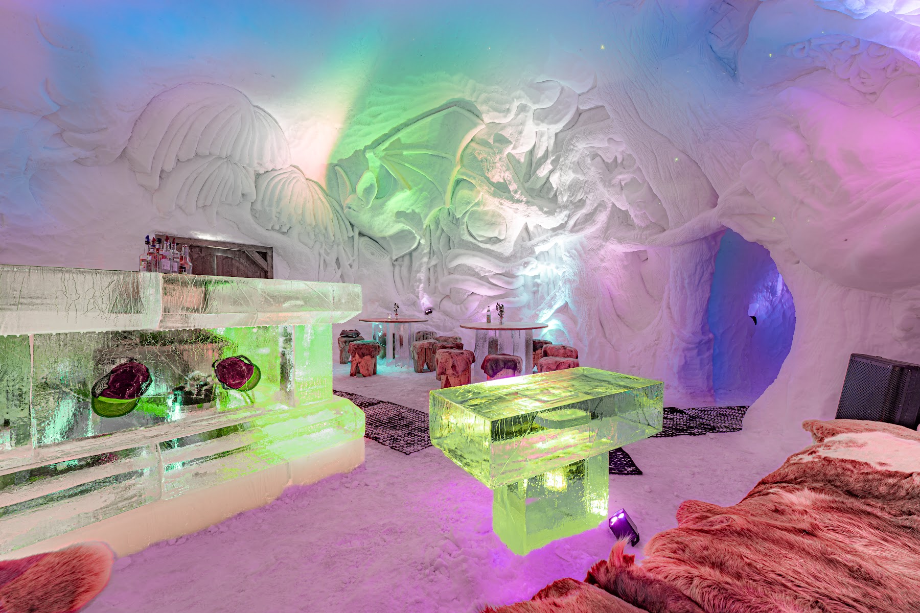 Die Suite mit Eisbett